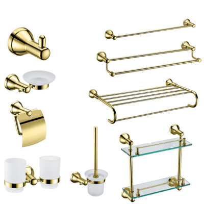 brass bathroom accessories